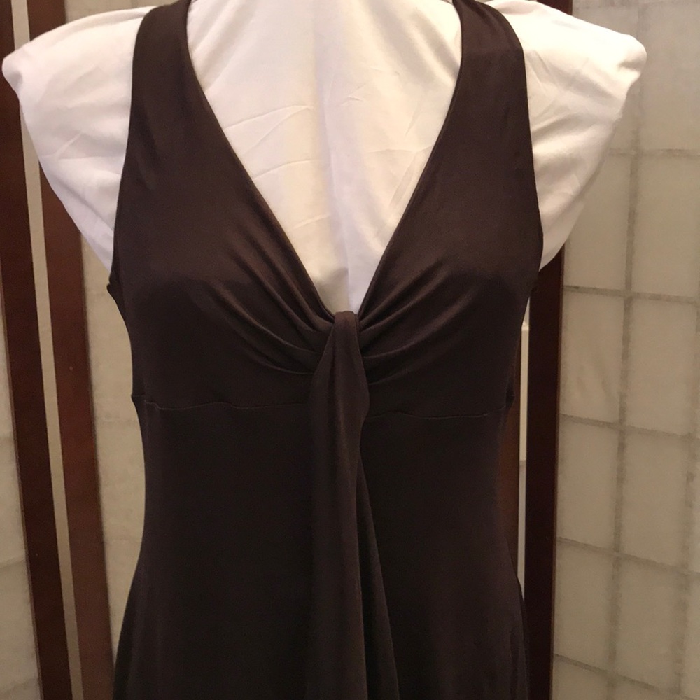 Banana Republic Halter Dress Brown